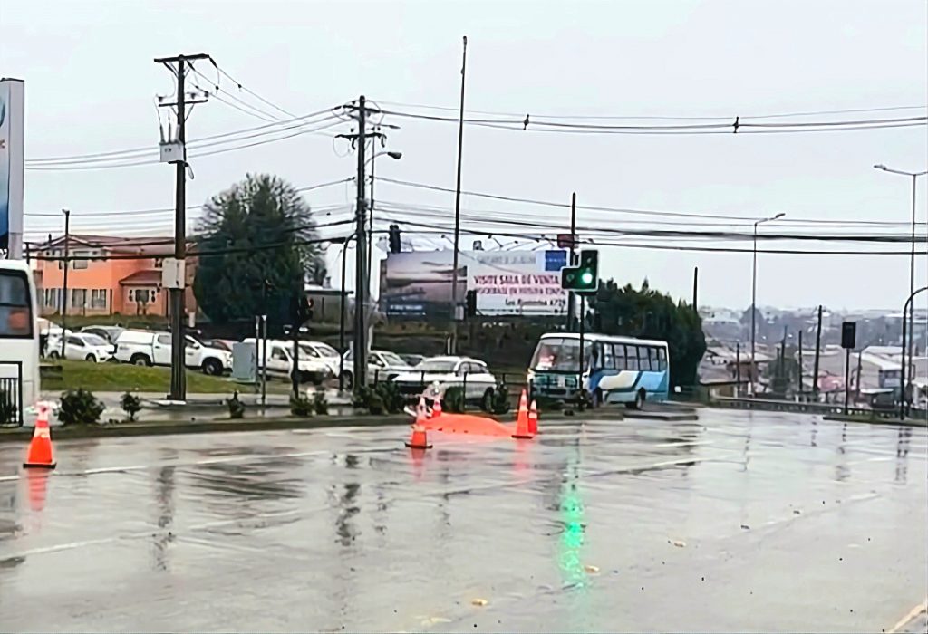 FATAL ATROPELLO EN RUTA V-505 EN PUERTO MONTT. CONDUCTOR SE DIO A LA FUGA