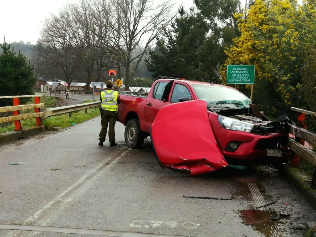 ACCIDENTE VEHICULAR EN MARIQUINA DEJA TRES LESIONADOS. UNO SE MANTIENE EN RIESGO VITAL