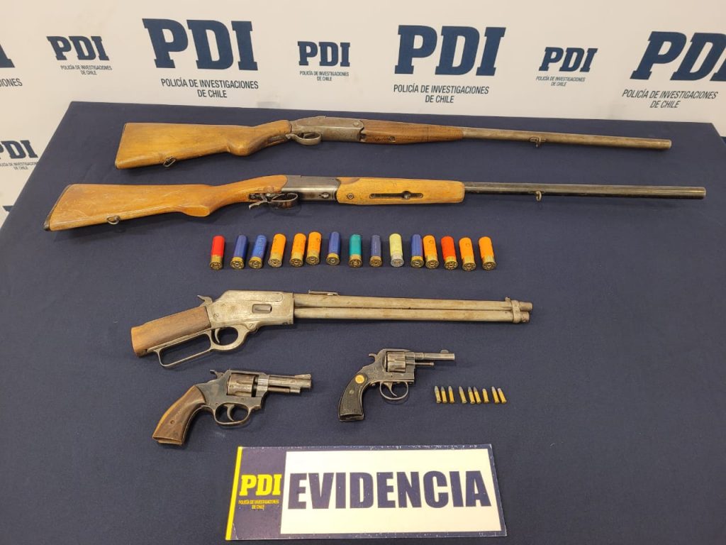 PDI INCAUTA ARMA UTILIZADA EN DOBLE HOMICIDIO EN PURRANQUE: HAY DOS DETENIDOS