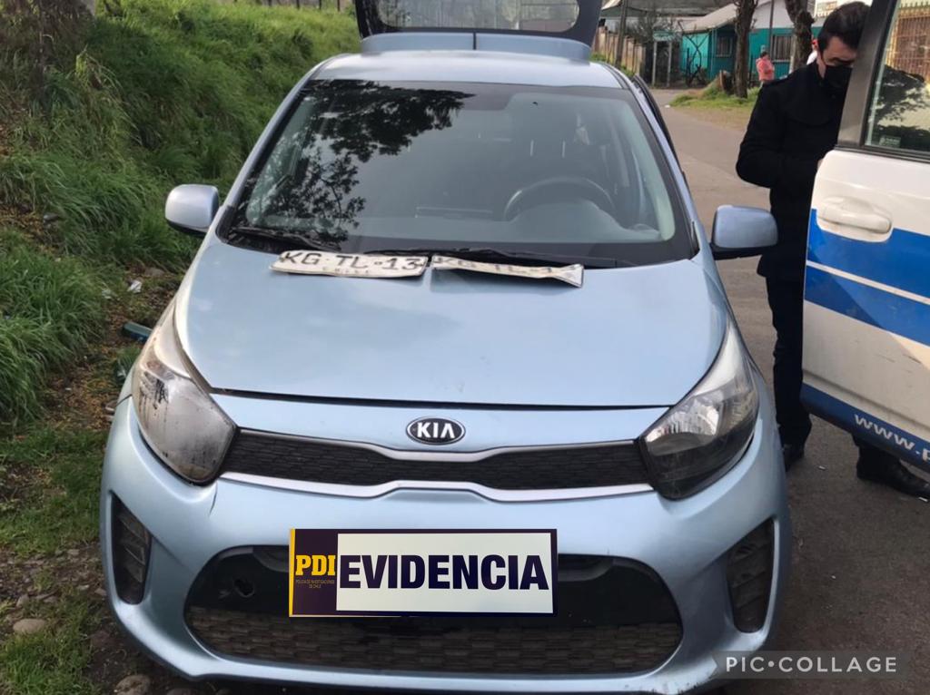 RECUPERAN VEHÍCULO SUSTRAÍDO A CONDUCTOR DE APLICACIÓN