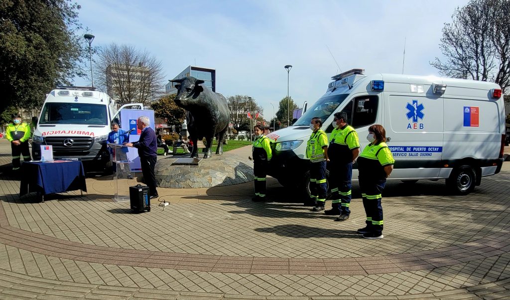 PRESENTAN NUEVAS AMBULANCIAS PARA LA RED ASISTENCIAL DE LA PROVINCIA DE OSORNO