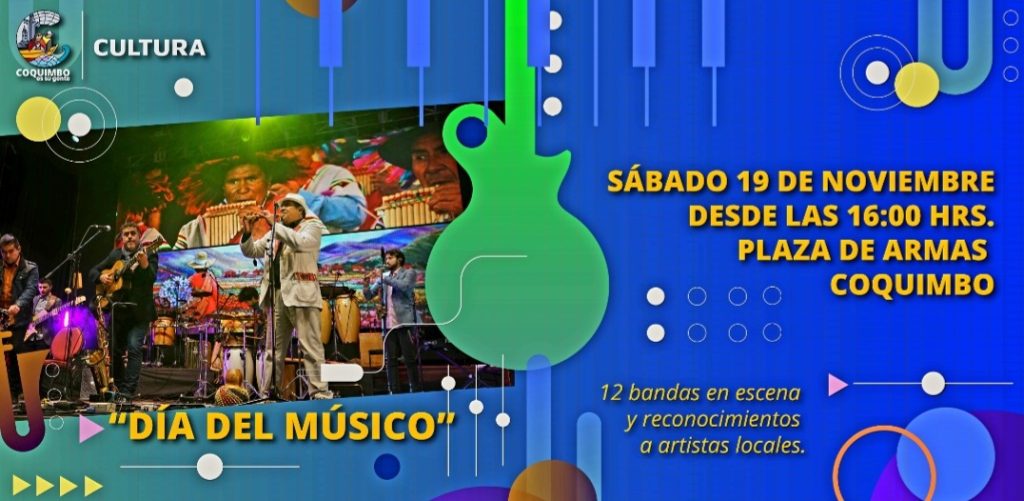 COQUIMBO PREPARA UNA GRAN FIESTA PARA RECONOCER A LOS MÚSICOS DE LA COMUNA