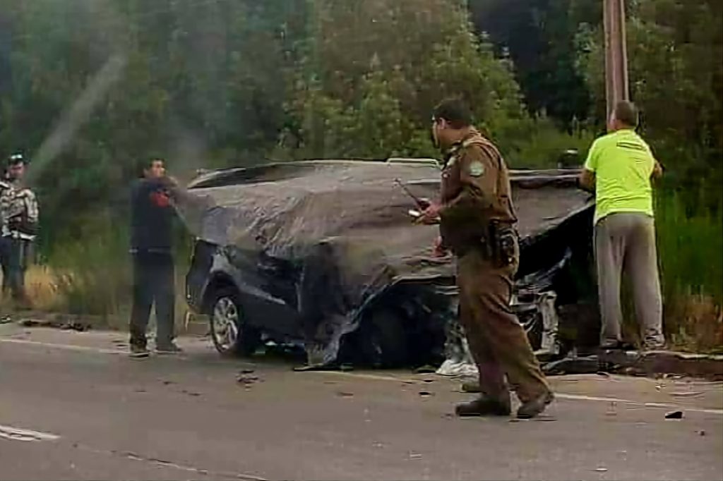 CONFIRMAN UNA CUARTA VÍCTIMA FATAL EN GRAVE ACCIDENTE MÚLTIPLE EN DALCAHUE