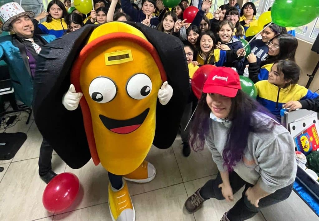 LA FIESTA DEL CHORITO LLEGÓ HASTA OSORNO A MOTIVAR SU CONSUMO EN LOS ESCOLARES