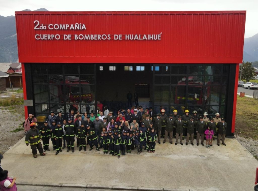 INAUGURACIÓN DEL ANHELADO NUEVO CUARTEL DE BOMBEROS EN HORNOPIRÉN