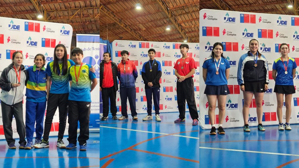 TENIMESISTAS DE OSORNO CLASIFICARON PARA LA FASE REGIONAL DE LOS JUEGOS DEPORTIVOS ESCOLARES