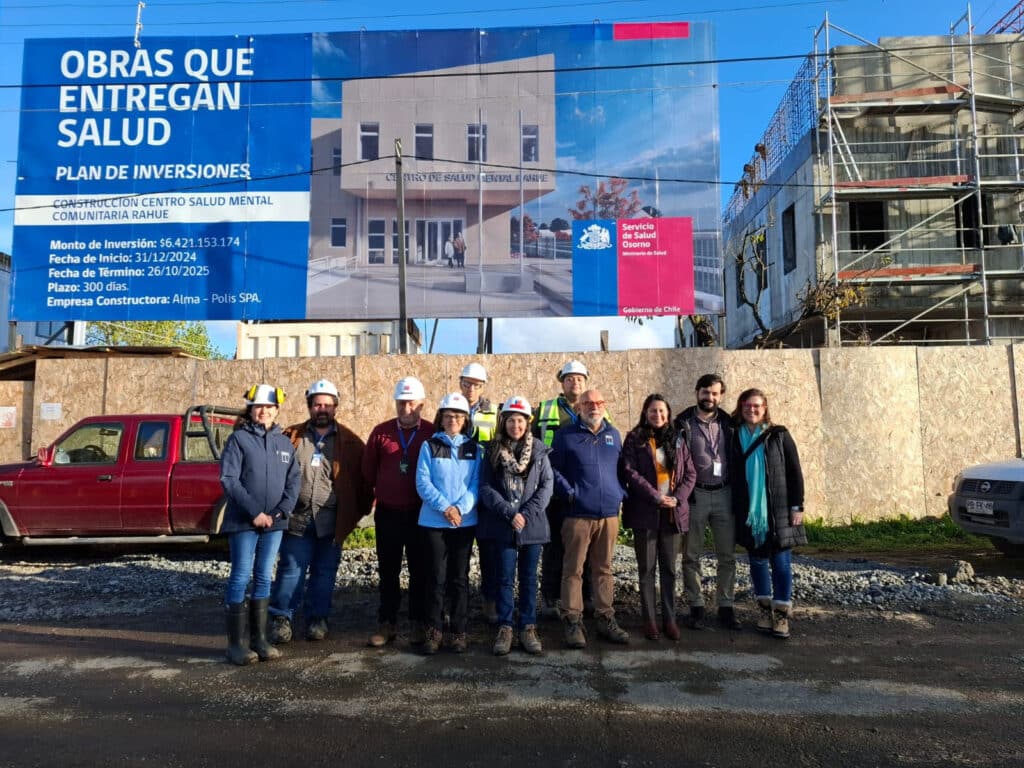 EQUIPO MINISTERIAL REVISA AVANCE DEL FUTURO CENTRO DE SALUD MENTAL COMUNITARIA DE RAHUE